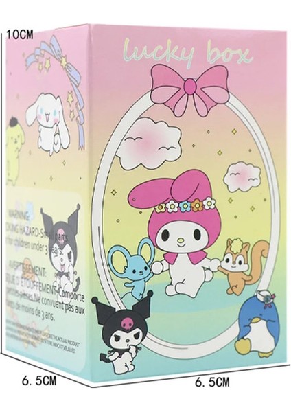 Sanrio Hello Kitty Kutu Süsleri Anime Figürü Çocuk Oyuncakları Noel Doğum Günü Hediyeleri Oda Dekorasyon Kız Hediye Rolor: Random Stil 1 Pcs (Yurt Dışından)