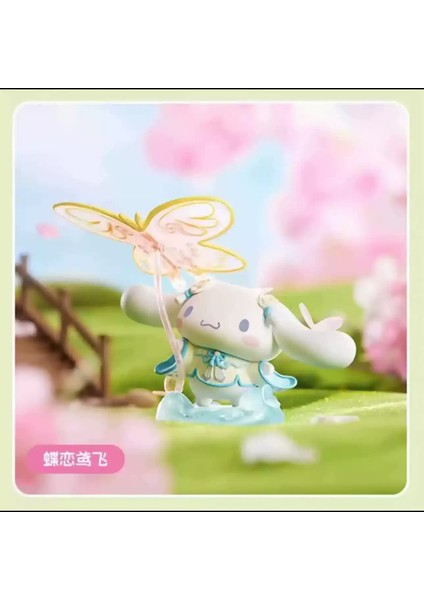 Sanrio Stock Blind Box Yeni Kemer Çiçek Giysileri Serisi My Melody Kuromi Pacha Köpek Büyük Kulak Köpek El Yapımı Dekoratif Oyuncaklar Hediye Kol: Random 1pc/boyut: Çin Versiyonu (Yurt Dışından)