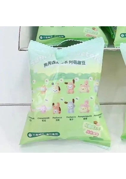 Sanrio Dog Mori Friends Serisi Mini Bean Blind Bag Kutu Sevimli Kuromi Dekorasyon Diy Kızlar Için Sevimli Hediye Toycolor: A/boyut: Random 1 Pcs (Yurt Dışından)
