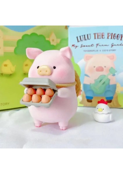Lulu Domuz Çiftlik Serisi Kawaii Pig Anime Anime Figürin Kutu Konserve Piggy Toys Masa Üstü Dekorasyonlu Gizem Kutusu Sürpriz Hediyeler Renk: Tavuk Çiftçi (Yurt Dışından)