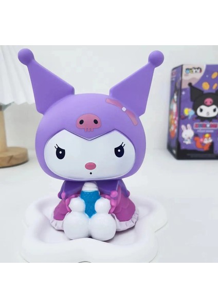 Sanrio Kuromi Anti -Sonbahar Piggy Bankım Melody Cinnamoroll Hello Kitty Vinil Dekorasyon Madeni Sikke Depolama Kutusu Dekorasyonları Çocuk Hediye Renk: 6 (Yurt Dışından)