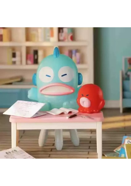 Stokta Sanrio Hangyodon Palyaço Balık Duygusal Kutu Figür Masaüstü Süs Kawaii Figürin Kızlar Sürpriz Oyuncaklar Hediye Kol: Onaylamak Için Açık Kutu (Yurt Dışından)