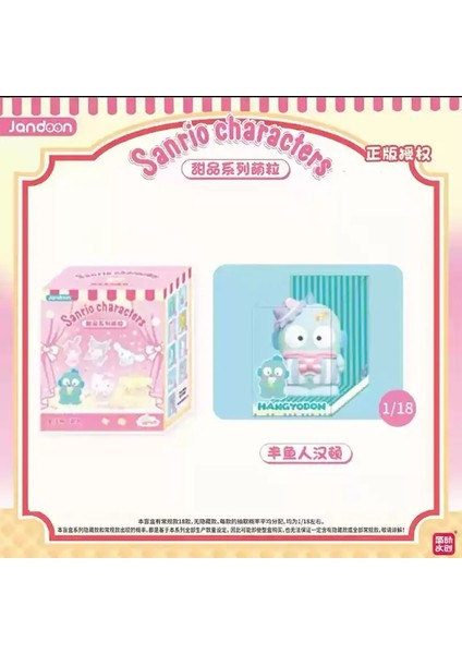 Otantik Miniso Sanrio Sevimli Tahıl Kutusu Süper Mini Tatlı Serisi El Yapımı Kitty Kuromi Mini Masaüstü Süsleme Hediyesi Kız Rengi: Yarım Deniz Kızı Hanton (Yurt Dışından)