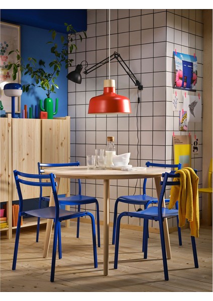 Bunkeflo Sarkıt Lamba Kırmızı Huş 36 cm Şık Modern Aydınlatma Yemek Masası Bar Dekoratif E27 Duy Atmosfer Işığı fırsatları