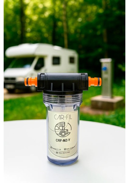 Karavan Su Deposu Ince Tortu Tutucu Dolum Filtresi