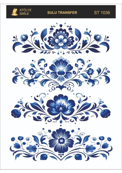 ST1036 Açık Zemin Sulu Transfer 25*35 cm