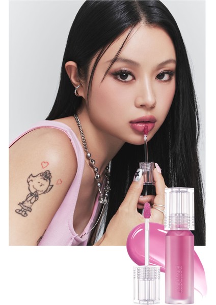 Doğal Tonlarda, Uzun Süre Kalıcı, Işıltılı Tint PERIPERA Water Bare Tint (09 Cool-Lepathy)(Hip Gray) modelleri