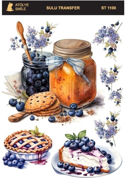 ST1100 Açık Zemin Sulu Transfer 25*35 cm