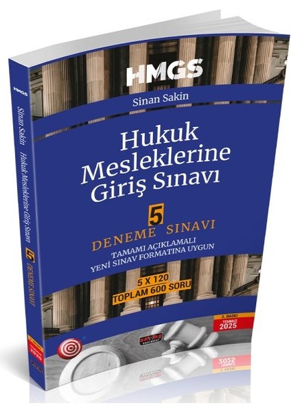 Hmgs Hukuk Mesleklerine Giriş Sınavı 5 Deneme Sınavı