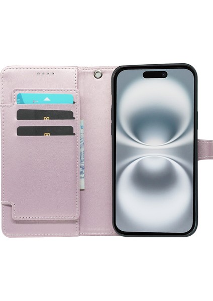 iPhone 16 9 Kart Yuvalı Pu Deri Telefon Kılıfı (Yurt Dışından) fiyatları