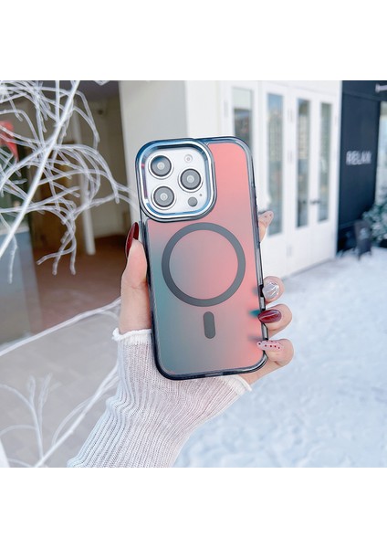iPhone 16 Pro Max Tpu Telefon Arka Kapağı Magsafe ile Uyumlu (Yurt Dışından)
