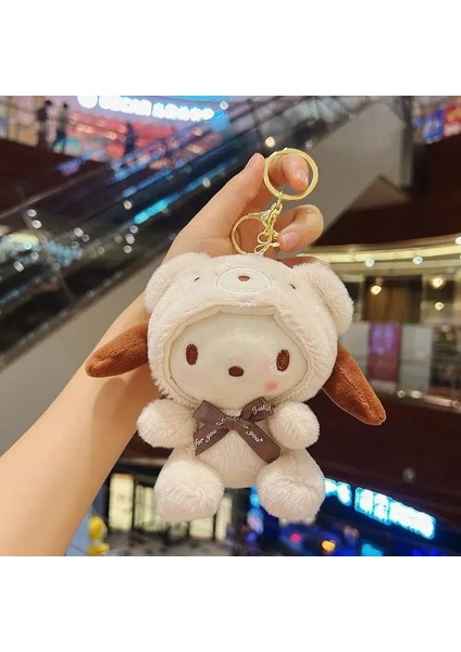Kawaii Peluş Keychain Benim Melodim Sanrio Cinnamoroll Sevimli Karikatür Kızlar Için Anahtar Zinciri Çanta Aksesuarları Araba Kolye Anahtar Yüzük Renk: B (Yurt Dışından)