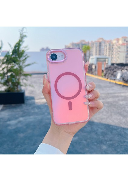 iPhone 16E Tpu Telefon Arka Kapağı Magsafe ile Uyumlu (Yurt Dışından)