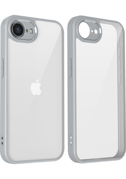 iPhone 16E Mat Kaplama Dokunmatik Şeffaf Pc + Tpu Darbeye Dayanıklı Telefon Arka Kılıfı (Yurt Dışından) fiyatları