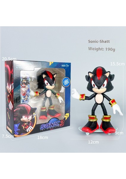 Sonict El Kuklası Anime Bebek Süsler Süslemeler (Yurt Dışından)