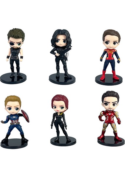 Marvel Koca Kafalı Süper Kahraman Maketi El Yapımı Masaüstü Süsü (Yurt Dışından)