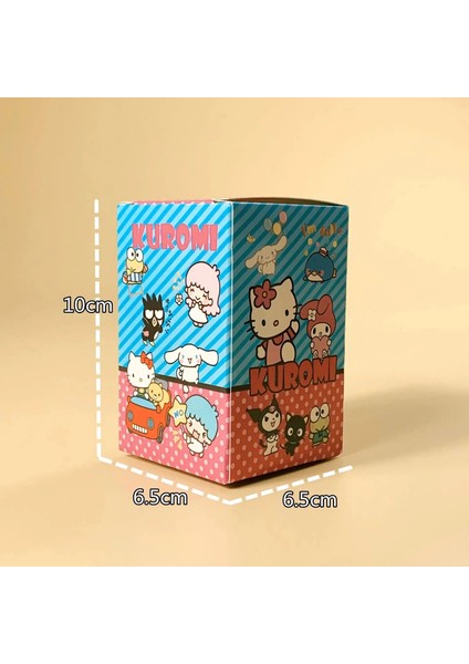 Yeni Sanrio Kutusu Kawaii Kuromi Cinnamoroll My Melody Figürler Bebekler Çilek Cennet Serisi Oyuncak Hayranlar Için Güne Hediye: Random 1 Pcs (Yurt Dışından)