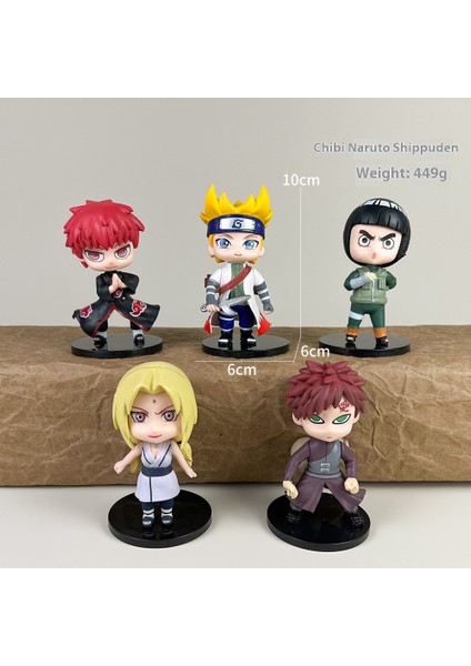 Naruto Q Bebek Setinin Versiyonu Anime Model Süsler (Yurt Dışından)