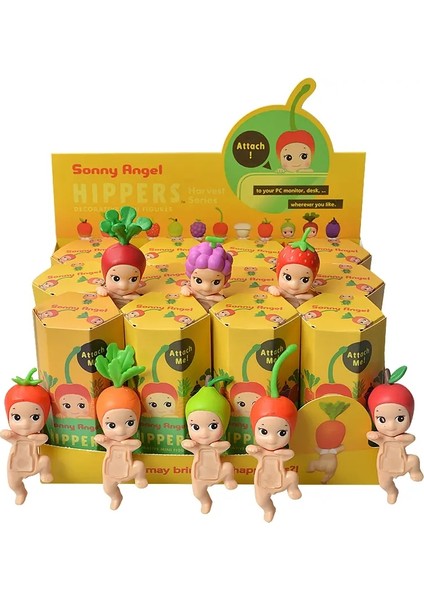 12PCS/BOX Sonny Angel Kutu Hippers 20. Yıldönümü Hayvan Serisi Anime Figürleri Süsler Bebekler Fan Oyuncakları Hediye Renk: 1box (12PCS) (Yurt Dışından)
