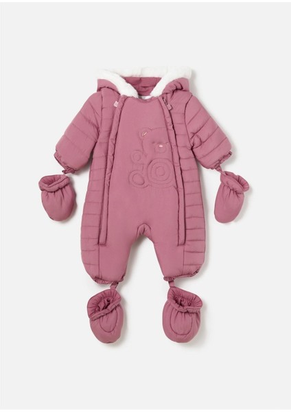 Kız Bebek Astronot Tulum Gül Kurusu 2620