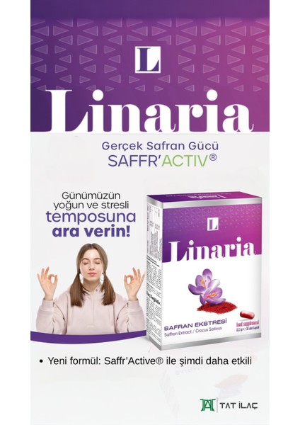 Gıda Takviyesi 30 Kapsül Safran Passiflora Melisa Valerian B6 Vitaminli Türkiye Üretimi modelleri