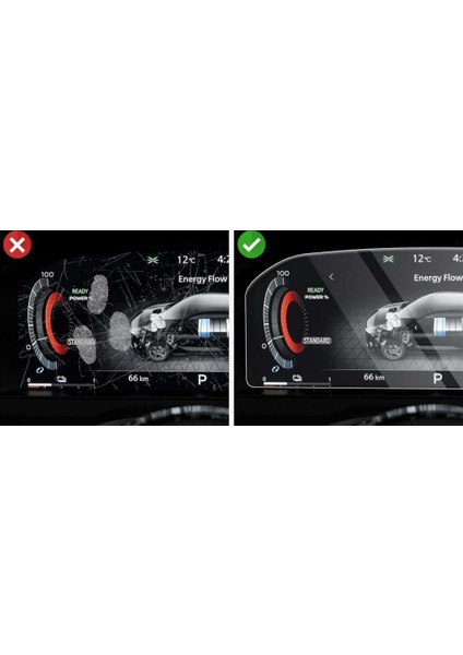 Nissan X-Trail 12.3 Inç Multimedya ve 12.3 Inç Dijital Gösterge 2'li Set Ekran Koruyucu Nano fiyatları