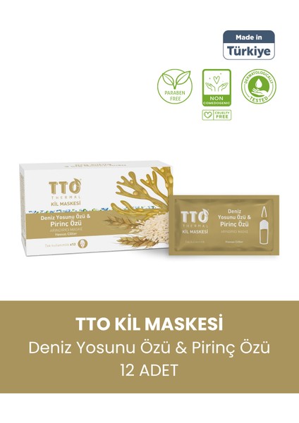 Thermal Kil Maskesi Deniz Yosunu Özü & Pirinç Özü