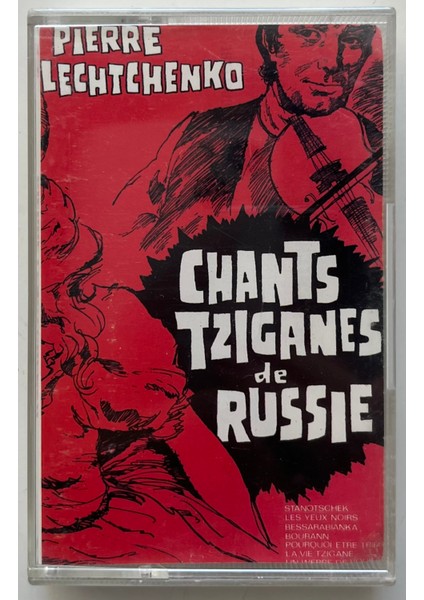 Pierre Lechtchenko Chants Tzigones De Russie Kaset (Orijinal Dönem Kağıt Baskı Kaset)