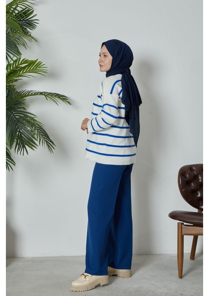 Retro Palazzo Pantolon-Indigo fırsatları