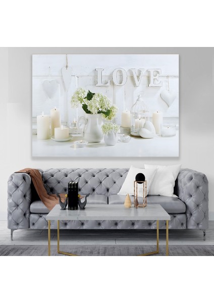 LED Işıklı Uzaktan Kumandalı Love Kanvas Tablo modelleri