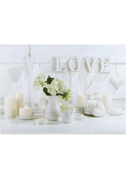 LED Işıklı Uzaktan Kumandalı Love Kanvas Tablo indirimleri