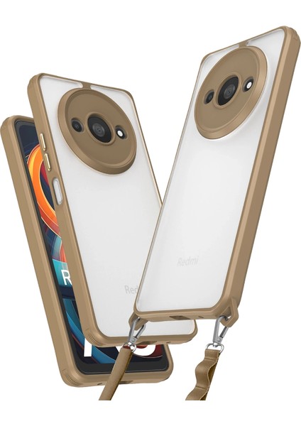 Xiaomi Redmi A3 4g Kılıf Penta Silikon Kılıf - Çöl Titanyum Svlrs