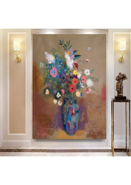 Bouquet Of Flowers 1905 By Odilon Redon Kanvas Tablo modelleri