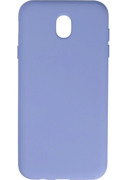 Samsung Galaxy J7 Pro / J730 Kılıf Nano Içi Kadife Silikon - Lila Svlrs