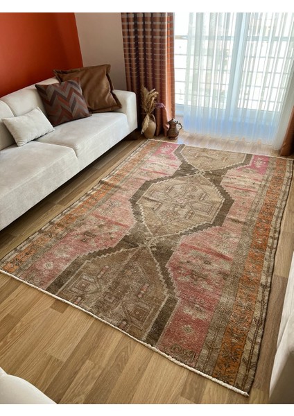 168X234 cm Pastel Renkli El Dokuma Boho Stili Türk Anadolu Kilimi fiyatları