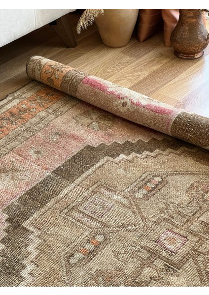 168X234 cm Pastel Renkli El Dokuma Boho Stili Türk Anadolu Kilimi indirimleri