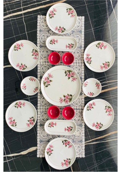 Kar Çiçeği 6 Kişilik 15 Parça Kahvaltı Takımı fiyatları