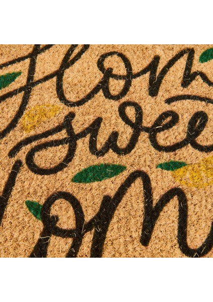 Koko Home Sweet Home Kapı Önü Paspası - Renkli - 40X60 cm fiyatları