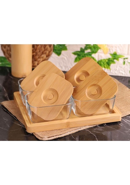 9 Parça Cam Kahvaltılık Saklama Kabı Seti, Şeffaf ve Dayanıklı Tasarım fırsatları