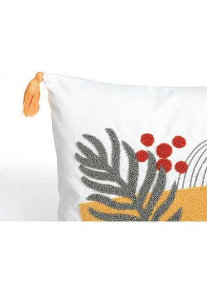 Comfort Punch Desenli Kırlent Kılıfı Kare Dekoratif Bohem Nakışlı Koltuk Yastık Kılıfı Panç 45X45 fiyatları