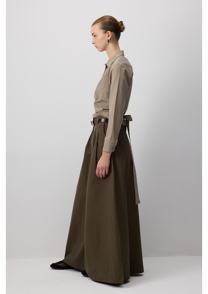 Belted Short Poplın Shırt indirimleri
