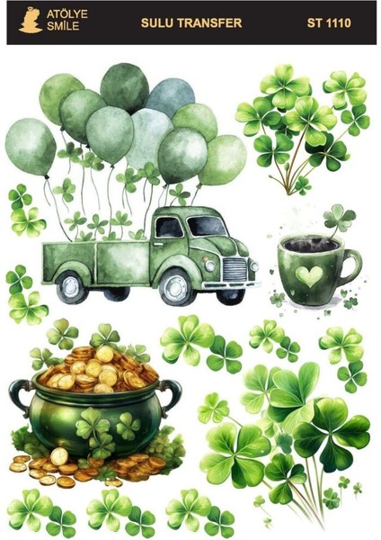 ST1110 Açık Zemin Sulu Transfer 25*35 cm