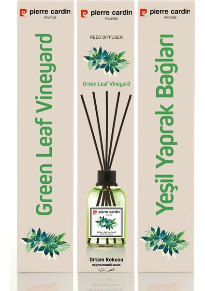 Reed Diffuser 110 ml - Green Leaf Vineyard – Yeşil Yaprak Bağları Oda Kokusu indirimleri