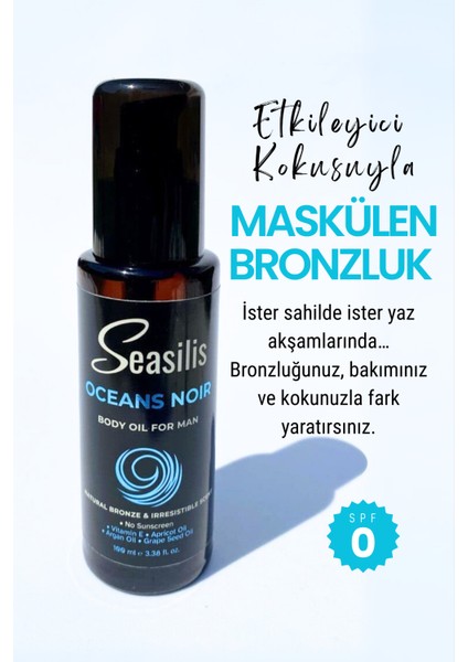 Ocean Noir Body Oil / Bronzlaştırıcı Yağ - 100 ml indirimleri