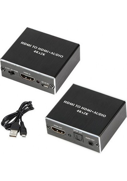 Hdmı To Hdmı Audio Optik 3D 4K HDMI Ses Ayırıcı Hdmı Optik Aux Ses Ayırıcı fiyatları