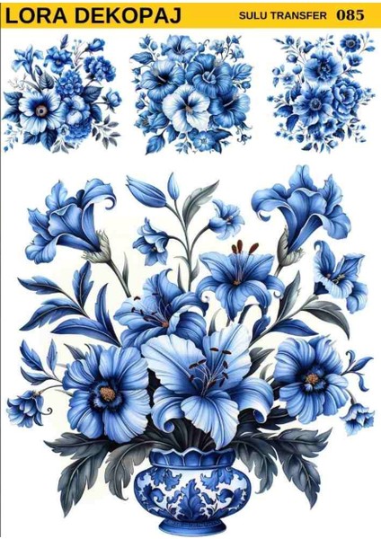 085 Açık Zemin Sulu Transfer 25*35 cm