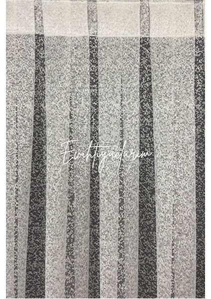 Her Odaya Uygun Lüks ve Estetik Ütü Istemez Kum Örme Modeli 1/3 Sık Pileli Tül Perde