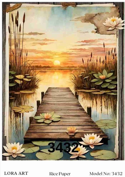 3432 Pirinç Dekopaj 29*42 cm