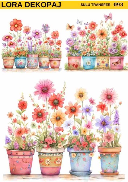 093 Açık Zemin Sulu Transfer 25*35 cm