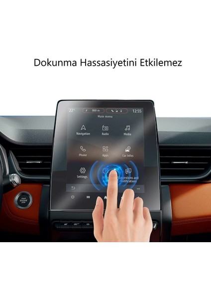 Renault Clio Ekran Koruyucu 9.3 Inç Multimedya Esprit Alpine modelleri